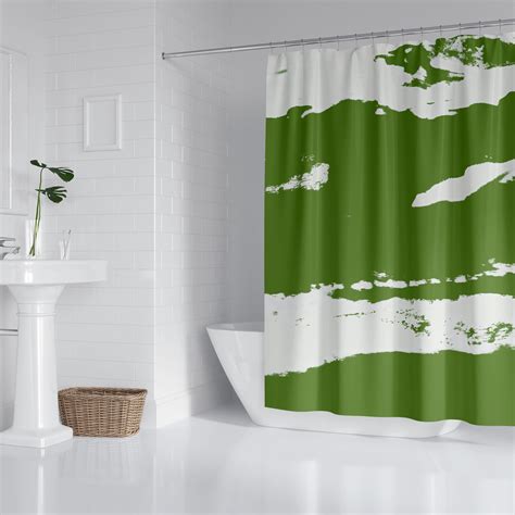 Olive Green Shower Curtain Modern | Inspirational, Elegant and Trendy ...