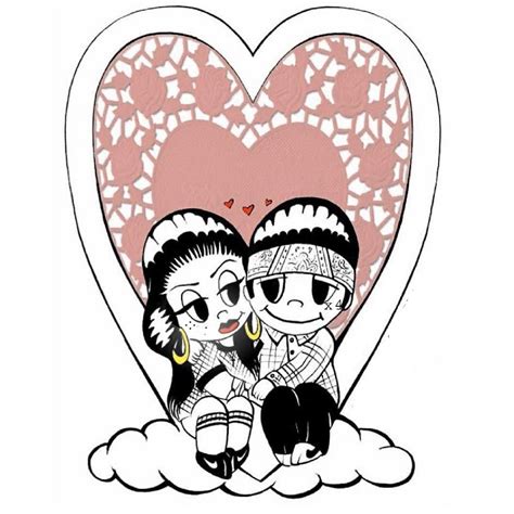 Chicano Love Drawings