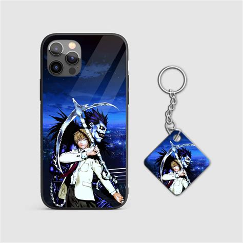 Death Note Graphic Silicone Armored Phone Case - Iconic Artwork Unleashed