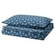 ÄNGSNEJLIKA duvet cover and pillowcase, dark blue/light blue, 150x200 ...
