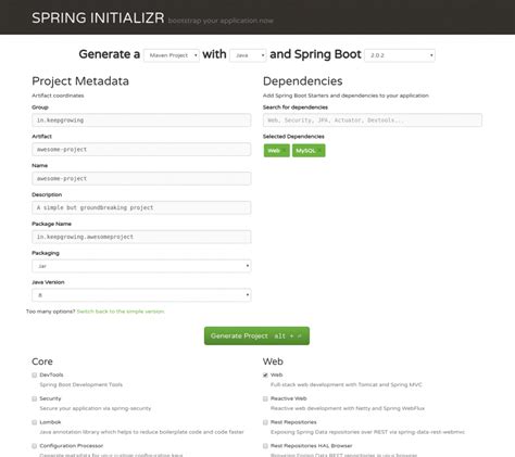 Image result for How to Create NewSpring Boot Project