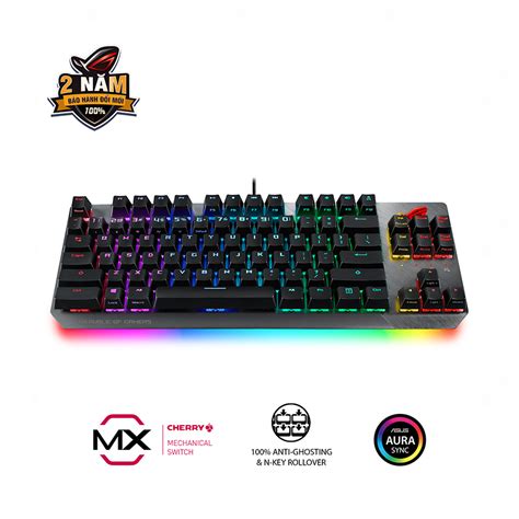 Bàn Phím ROG Strix Scope NX TKL Moonlight White