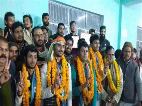 NSUI's clean sweeps student elections at Varanasi's Sampurnanand ...