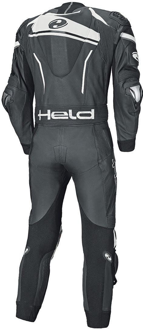 Held Slade II Black White Leather Suit