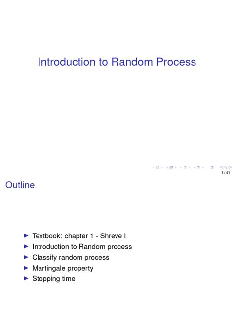 2-Intro Random Process | PDF | Stochastic Process | Randomness