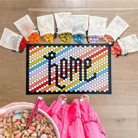 Letterfolk tile mat – Artofit