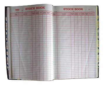 Shyamaraj Stock Register - 235 Pages : Amazon.in: Office Products