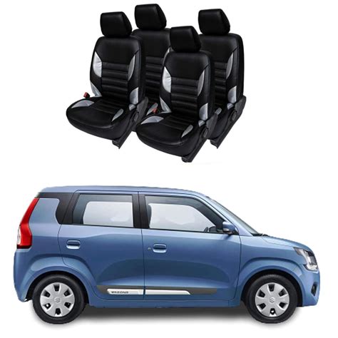 SRM Faux Leather Car Back Seat Single Seat Cover Set for Maruti New ...