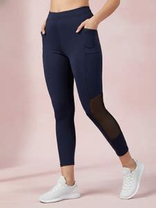 BLINKIN Solid Women Blue Tights - Buy BLINKIN Solid Women Blue Tights ...