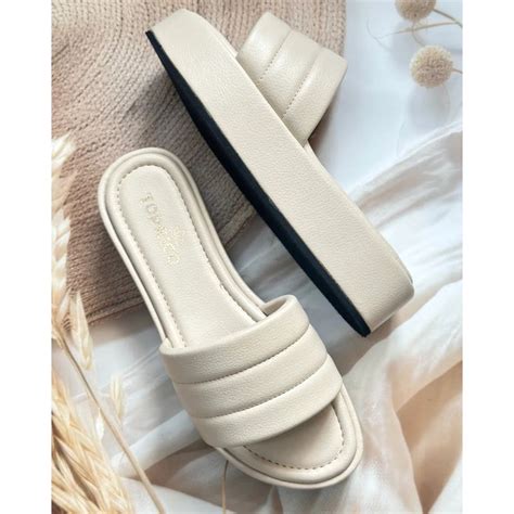 Buy Toprico Y2K Platform White Heels Online