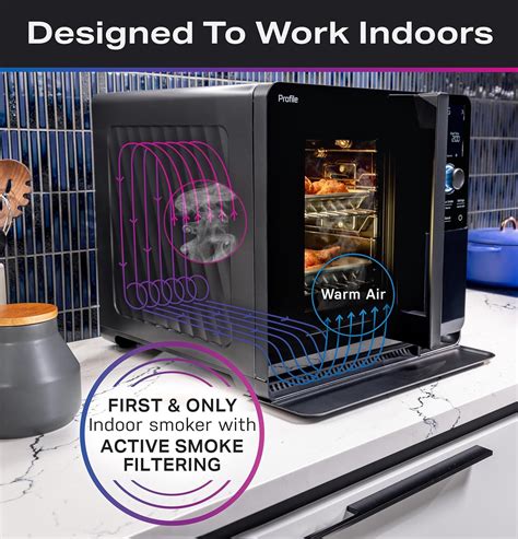 GE Profile Smart Indoor Smoker with Active Smoke Australia | Ubuy
