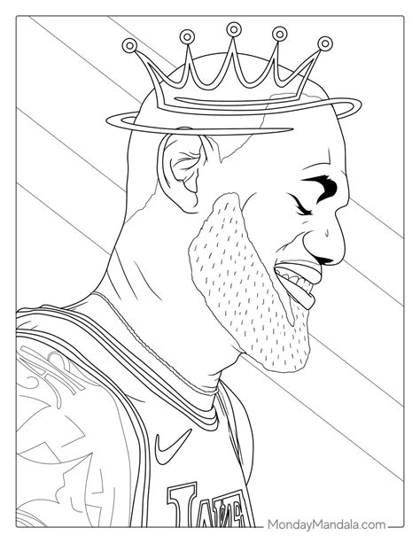 20 LeBron James Coloring Pages (Free PDF Printables)