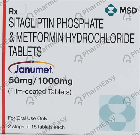 Janumet 1000mg/50mg Tablet: Uses, Side-effects, Price, Dosage & More ...