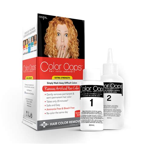 Buy Color Oops Extra Strength Hair Color Remover, 1 Application, Hair ...