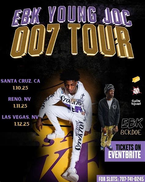 EBK YOUNG JOC + EBK BCKDOE LIVE IN LAS VEGAS, 4972 S Maryland Pkwy, Las ...
