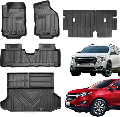 Custom for 2018-2024 Chevy Equinox GMC Terrain Floor Mats Cargo Trunk ...