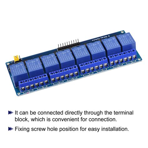 Relay Module 8 Channel 24V Low Level Trigger Module India | Ubuy