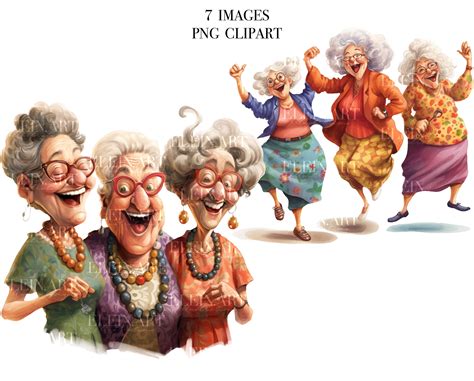 Old Ladies Clipart, Women Clipart PNG, Old People Clipart, Old Aged ...
