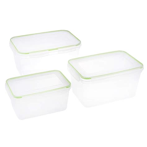 Buy Amazon Brand - Solimo Plastic Container Set- 11 Liters, 3 Pieces ...