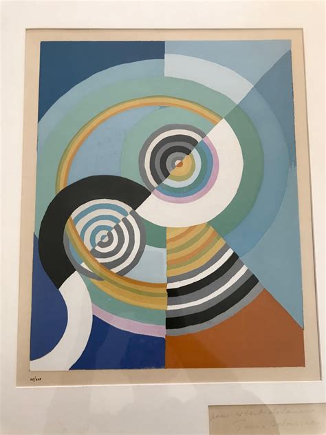 Sonia Delaunay Modern Art Print in Colors For Sale at 1stDibs