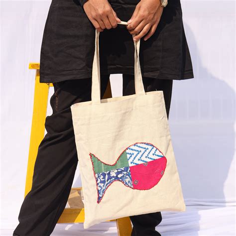 Patch Fish Tote Bag – Beggars' Corporation