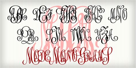 Image result for Monogram Lettering Font