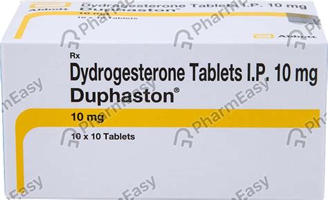 Duphaston 10 MG Tablet (10): Uses, Side Effects, Price, Dosage ...