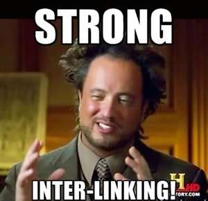Huge Increase In Internal Links + Domain Authority Tanked Vector Art