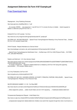 18 Printable da 4187 apd Forms and Templates - Fillable Samples in PDF ...