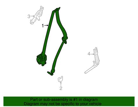 2017-2020 Infiniti QX80 Belt & Retractor H6884-1A61A | Faulkner ...