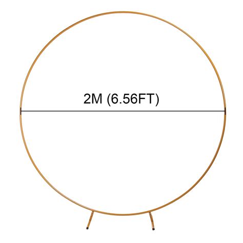 Buy Garfans Wedding Arch Circle Balloon Arch Frame Round Backdrop Stand ...