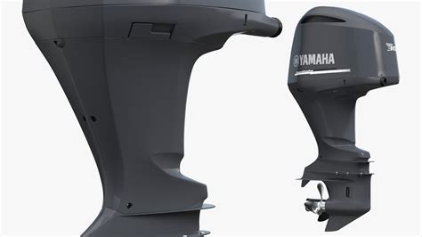 3D Yamaha 350 V8 Outboard Motor model | 3D Molier International