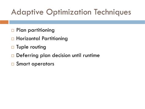 Image result for Adaptivity Loop in Query Optimization
