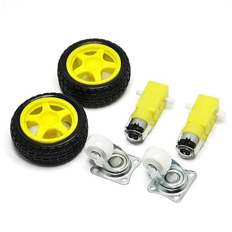 2WD Mini Round Double-Deck Smart Robot Car Chassis DIY Kit | Robodo