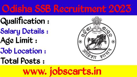 Odisha SSB Recruitment 2023 ! Apply Online For 555 PGT Vacancies, New ...