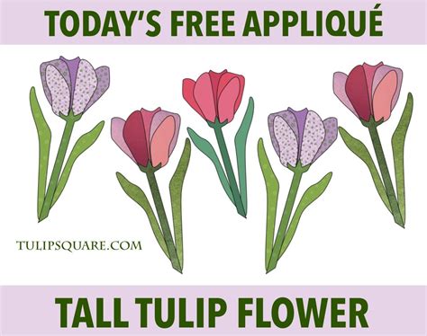 Image result for Tulip Applique Pattern
