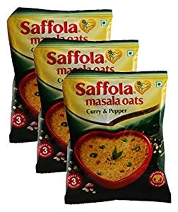 Big Bazaar Combo - Saffola Masala Oats Curry and Pepper, 40g (Pack of 3 ...