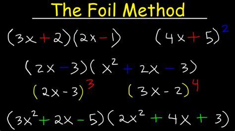 Image result for Math Foil Method