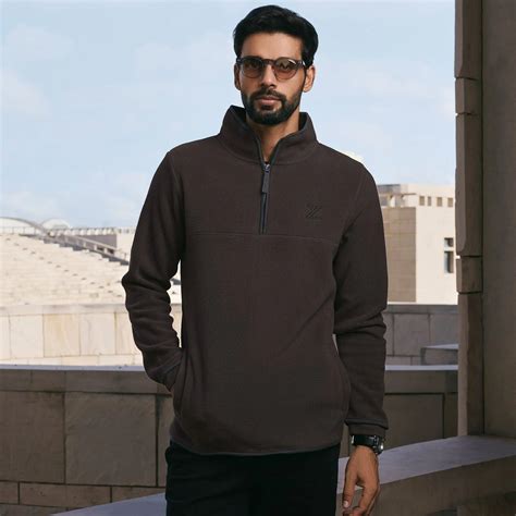 Mens Alterra Polar Fleece Jackets Malt Brown – XYXX Apparels