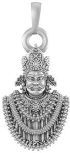 Akshat Sapphire Sterling Silver (92.5% Purity) God Baba Khatu Shyam ...