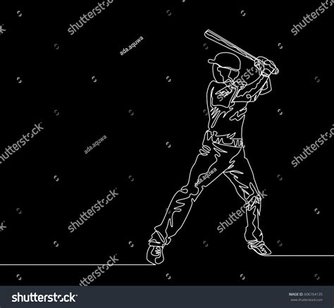 Continuous Line Drawing Baseball 的图像结果