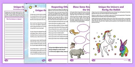 Unique the Unicorn Anti-Bullying Lesson Pack