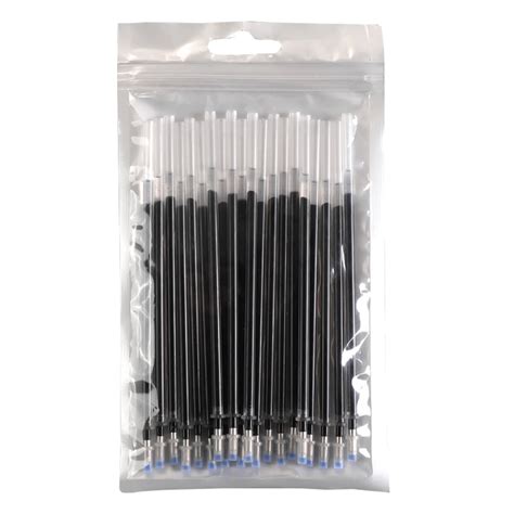 Sokhug 24 Gel Ink Pen Refills, Black Ink, Medium 0.7mm Tip, 115mm Long ...