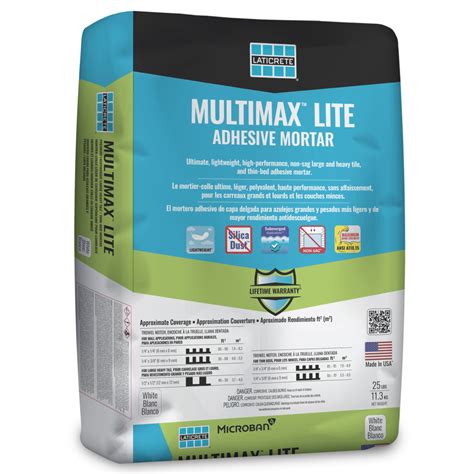 Laticrete Multimax Lite Multipurpose Thinset Mortar - Tile Pro Depot
