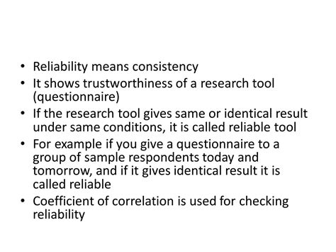 Image result for Reliability and Validity Examples