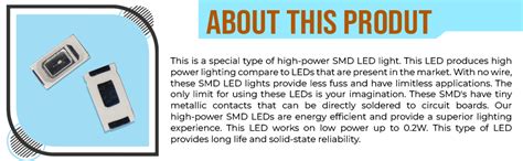 Buy Electronic Spices 5730 Bright Blue Color 0.5w 3v High Power SMD Led ...
