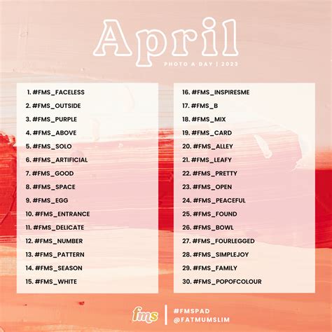 April 2023 Photo A Day Challenge | Fat Mum Slim