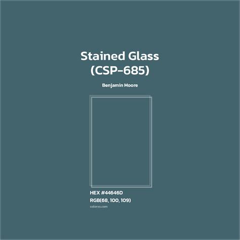 Benjamin Moore Stained Glass (CSP-685) Paint - color codes, matching ...