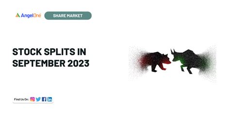 Upcoming Stock Splits In September 2023 - Angel One