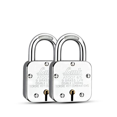 Link Atoot 65MM | 1 Crore Key Combinations | Steel Body | Hardened Sha ...